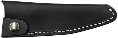 KASUMI Titanbeschichtetes Messer Kleine Klingenlänge Hergestellt in Inklusive Haken zur Verhinderung von Echtem Rindsleder Messer Tragbar 22013LS Etui, Messer, 13cm, Japan,