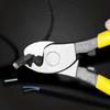 6 Inch Manual Electrician Cable Cutter Tool, Multifunctional Anti Slip Electrician Pliers, Labor-Saving Wire Stripping Pliers