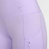 Nike High-Waisted Slim Fit Solid Color Leggings Women Leggings Lilac Black DQ5672-512
