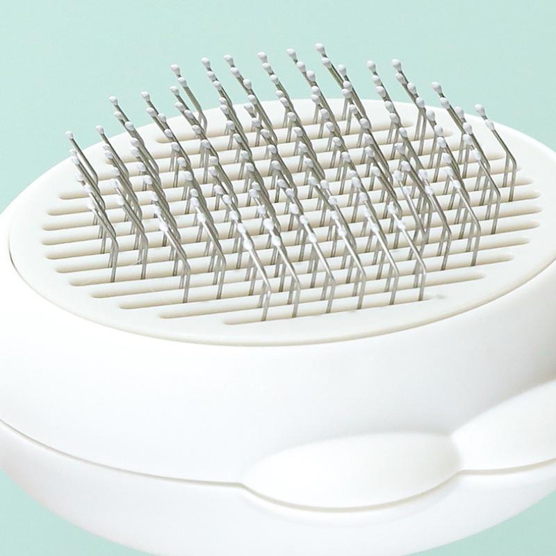 Cat Dog Pet Spray Massage Brush 3 In 1 One Button Steam Spray Folding Rotatable Floating Hair Bath Hair Removal Brush Comb