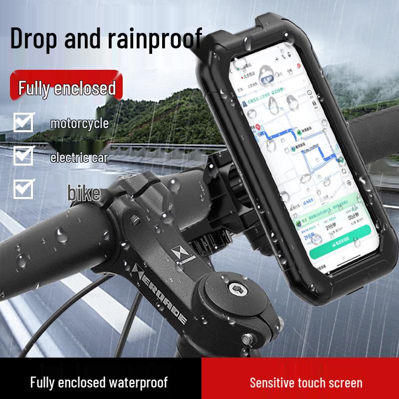 

Водонепроницаемый, Ударопрочный Вращающийся Держатель для Телефона для Мотоцикла и Велосипеда для Навигации чёрный