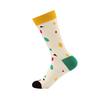 Fashion Colorful Brand Men Socks 20 Colors Striped Plaid Diamond Socks Men Cotton Casual Crew Socks
