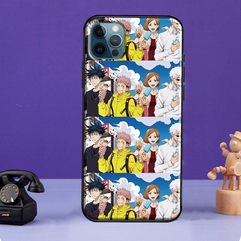 

Чехол Jujutsu kaisen для iPhone XR X XS Max SE 2020 7 8 Plus, чехол для телефона iPhone 11 14 12 13 Pro Max Mini iPhone 14Pro MAX