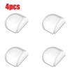 1-8pcs Transparent Door Stopper Self Adhesive Door Holder Catch Floor Mounted Door Stop for Protection of Wall and Furniture