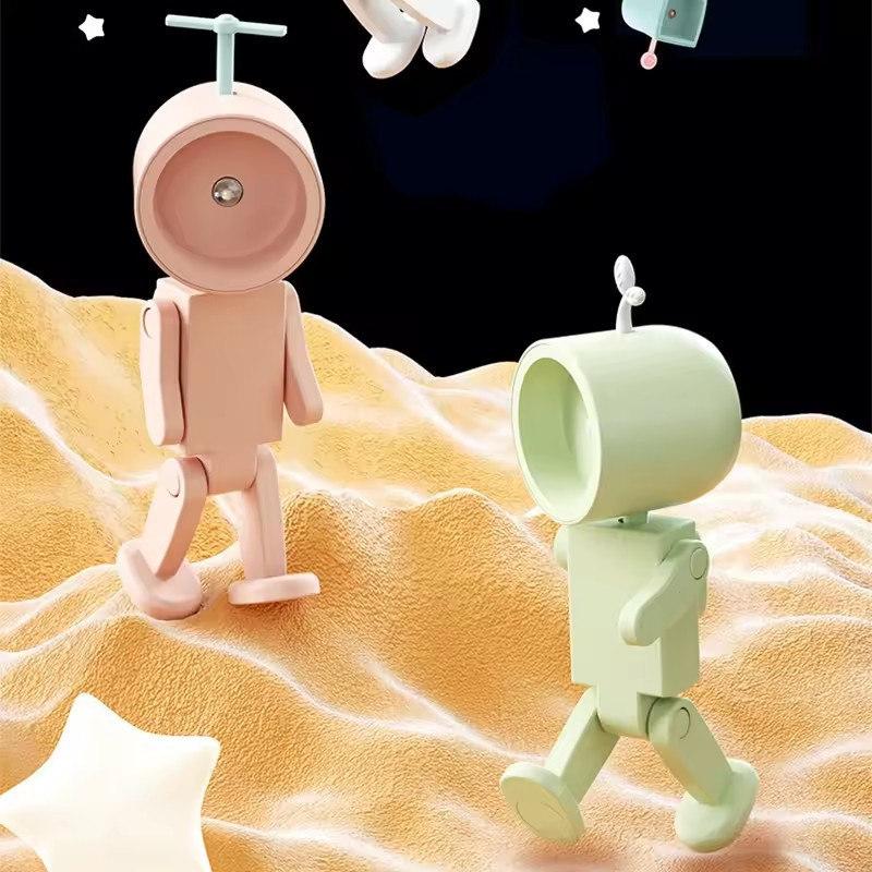 LED Night Lights Magnetic AG Battery Nights Lamp For Children Bedroom Bedside Desk Decorations Astronauts Mini Night Light