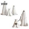 Glowing Fabric Ghost Ornaments Halloween Dog Decoration, Spooky Ornament with LED Lights And Easy Assembly Remote Control, Creepy Ghostly Prop