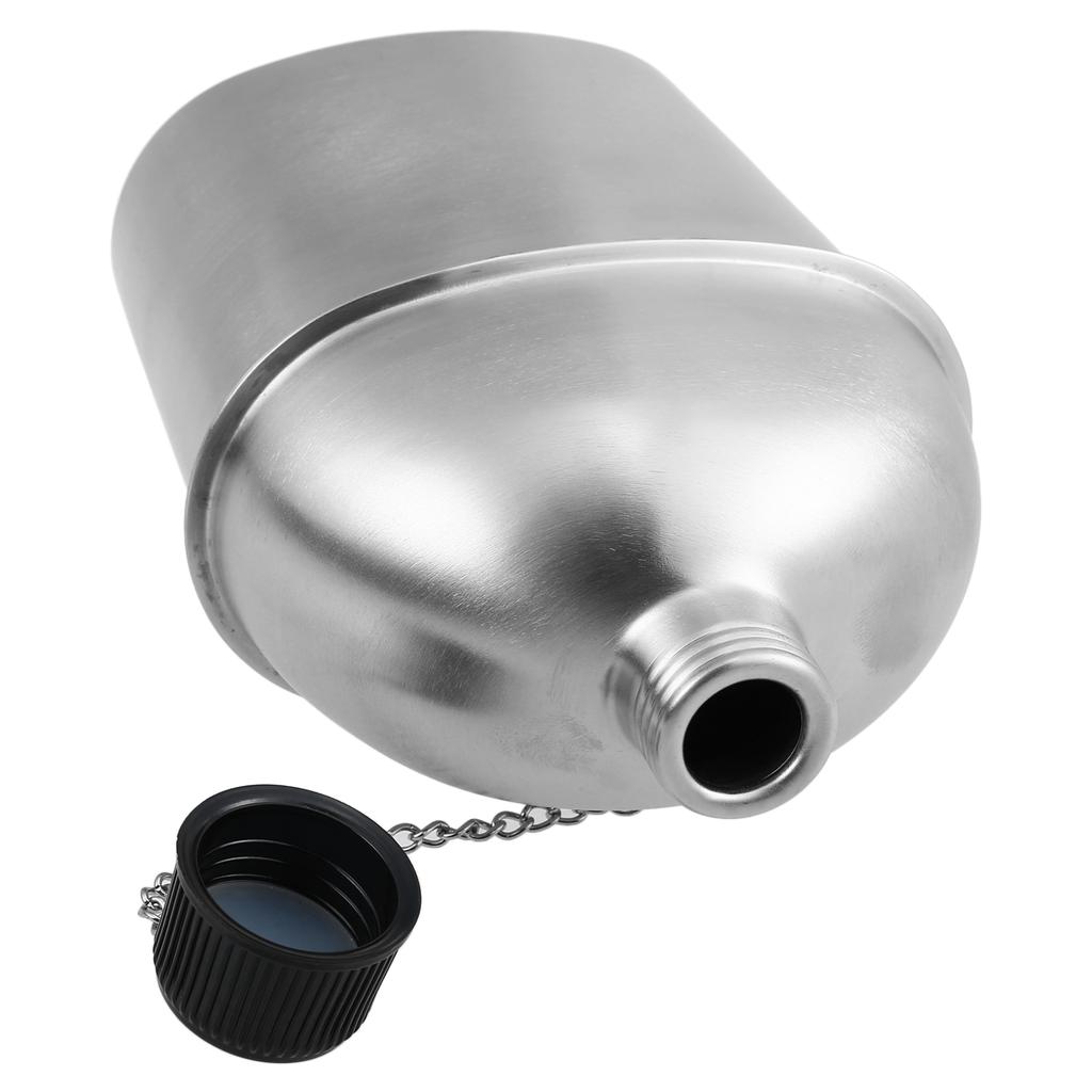 Tragbare Edelstahl-Militärfeldflasche mit Tassenset für Outdoor-Camping, Wandern, Rucksackreisen, Picknick, Survival