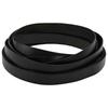 Leather Straps Black 200 x 1 cm Leather