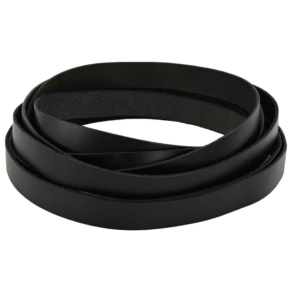 Leather Straps Black 200 x 1 cm Leather