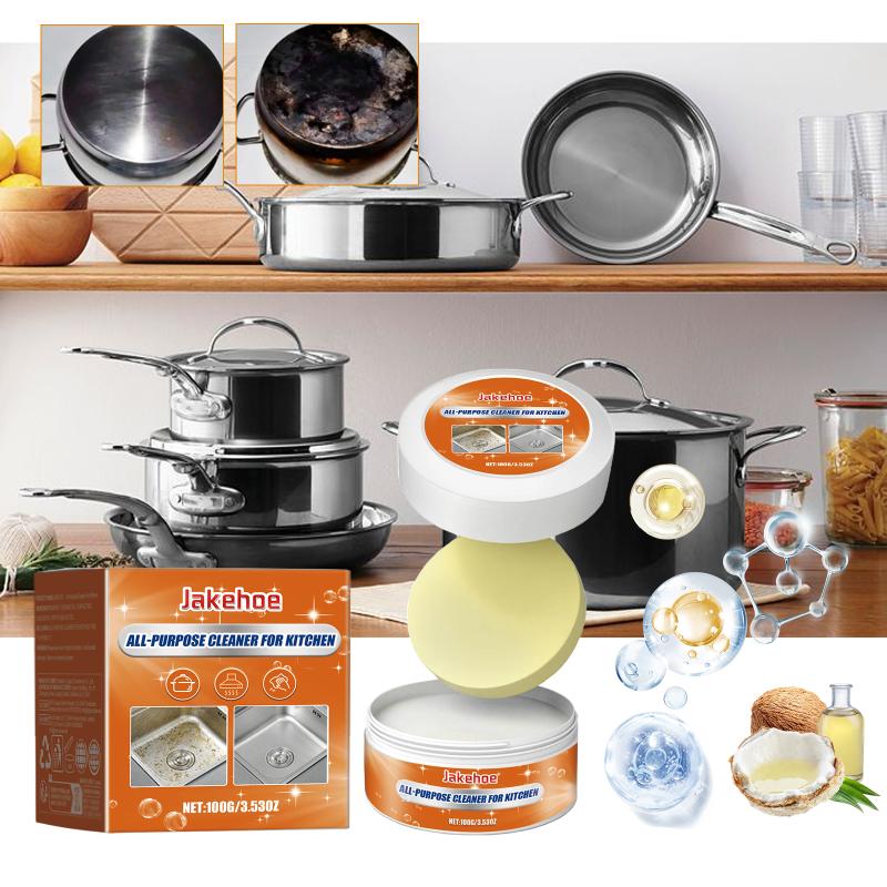 Multi Purpose Use Daily Kitchen Hygiene Cleaning Paste Kitchen Stove Range Hood Pot Bottom For Cleaning Cooking Surface Bottom