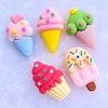 10 Stück Mini-Eiscreme PVC flexibler Kleber Flache Rückseite DIY Scrapbooking Verzierung Handy Basteldekoration E22