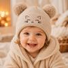 Double Pom-Pom Children Beanie Caps Hip Hop Kids Knitted Caps Fashion Warm Bonnet  Outdoor