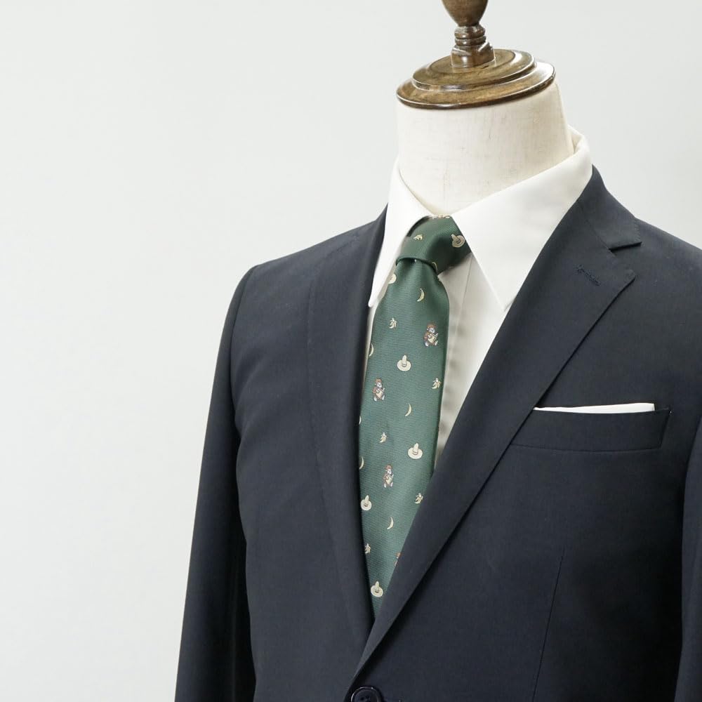 Curious George Tie UND49160 Green, Party Tie, Character Gift