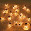 2M 20LED Santa Claus Snowflake LED Light String Christmas Decoration For Home Xmas Tree Ornament 2025 Navidad Kids Gift New Year