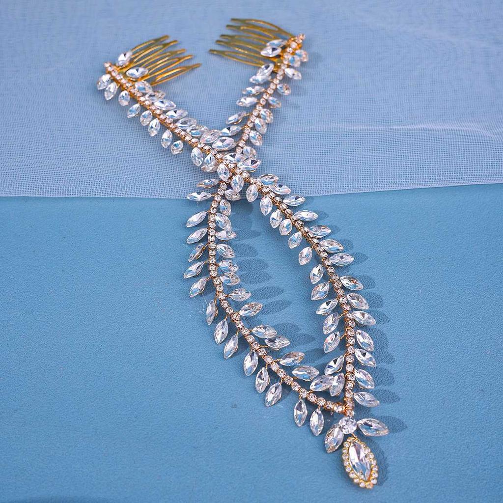 Kristall Braut Kopfschmuck für Frauen Tiara Braut Stirnband Mädchen Kopfschmuck Haarschmuck Geschenk Hochzeit Stirnband