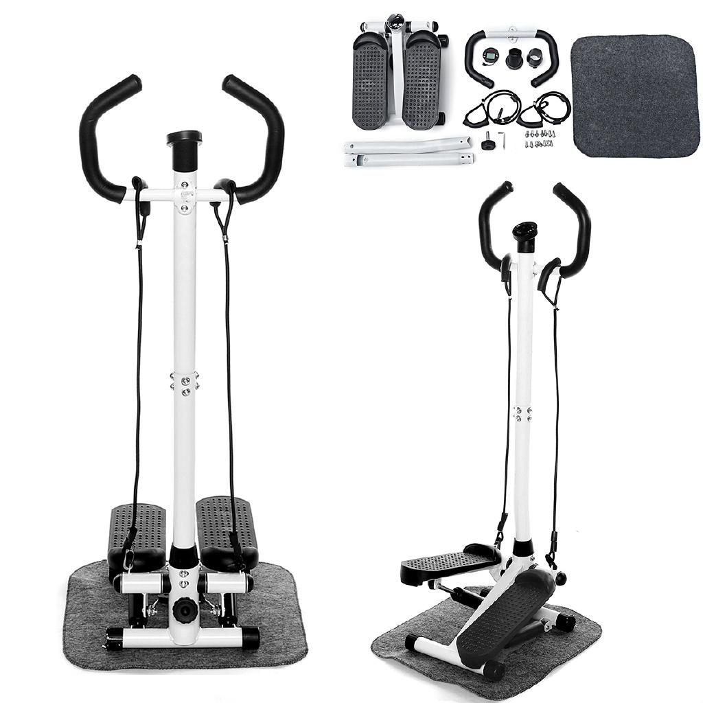 Mini Lose Weight Multi-functional Pedal Fitness Equipment Steppers Quiet Hydraulic Treadmill With LCD Monitor