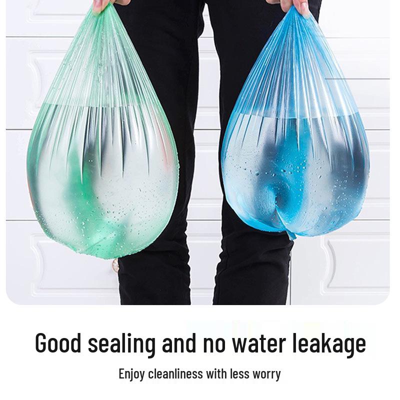 Disposable Tear-off Flat-mouth Trash Bags for Kitchen & Bathroom