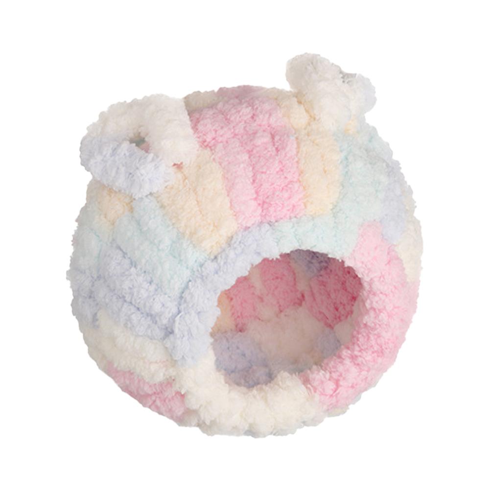 S/M Winter Parrot Plush Nest Warm Cozy Bird Hut Snuggle Bed Bird Cage Accessories for Parrot Lovers Owner