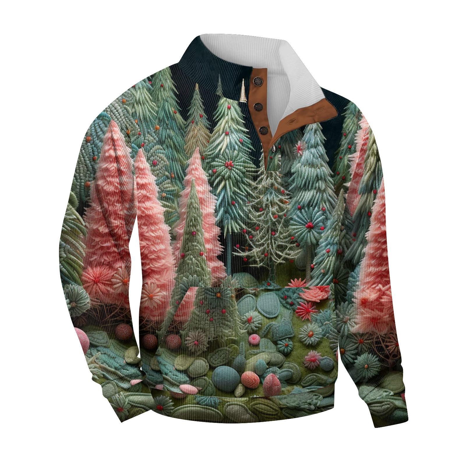 Мужская повседневная толстовка в стиле ретро с градиентным принтом M 2787₽