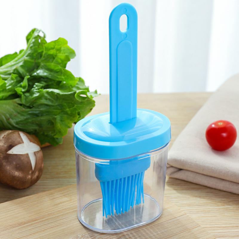 High temperature resistant kitchen pancake oil brush, honey bottle seasoning bottle barbecue oil brush magic