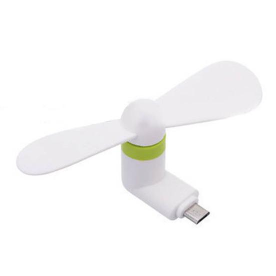Summer Mini Portable Micro USB Mobile Mute OTG Phone Air Cooling Fan