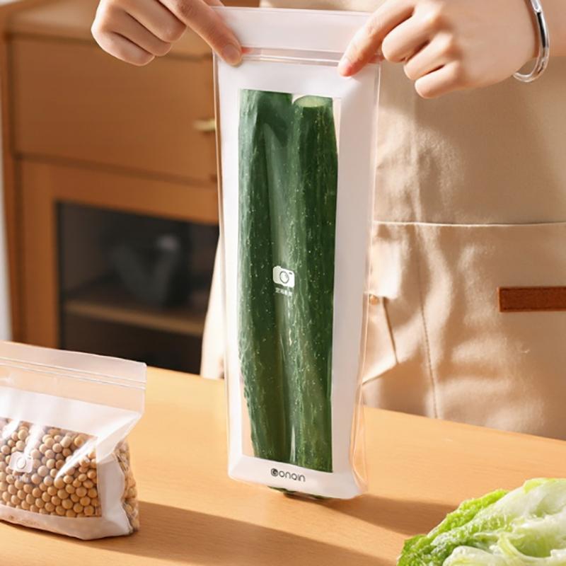 Fruits Vegetables Fresh-Keep Bags Reusable Refrigerator Storage Bags Thickened Leakproof Containers Kitchen Sealed Packaging Bag