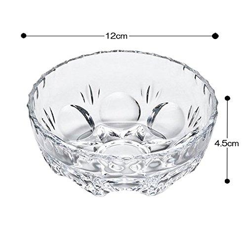 ADERIA Look Small Bowls, Set of 6, Made in Japan. Suitable for serving natto (fermented soybeans), small glass dishes, cafe au lait bowls, side dishes