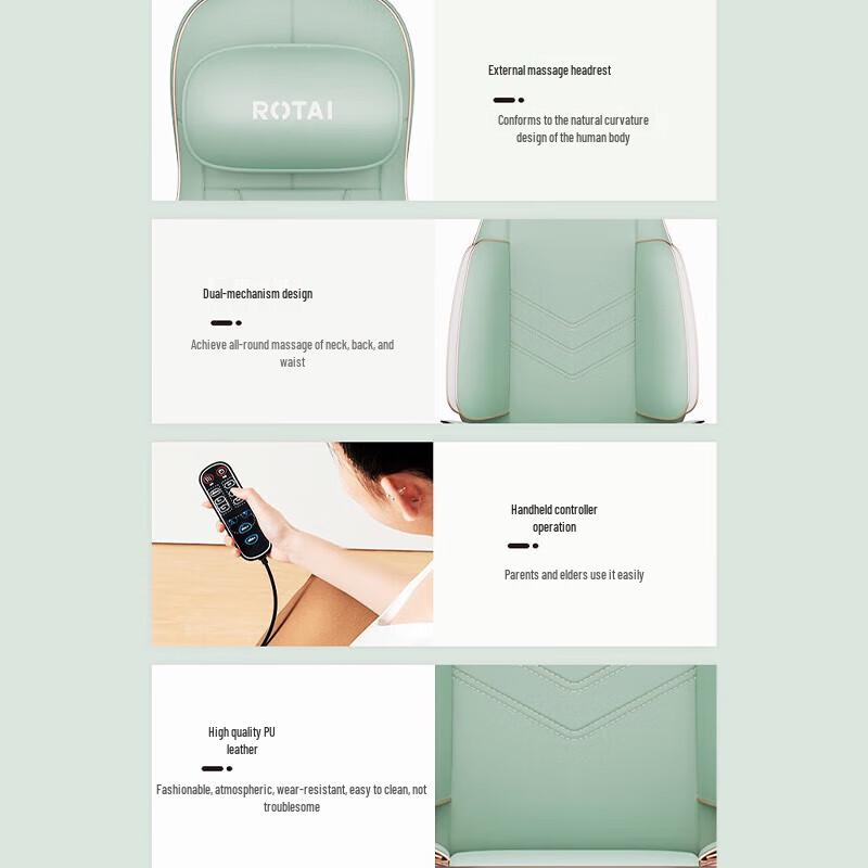 ROTAI RT2195 Full Body Kneading & Heating Massage Cushion