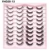20 Pairs Faux Mink Lashes 3D Fluffy Natural Lashes Makeup False Eyelashes  Russian Strip Lashes Eyelash Extension