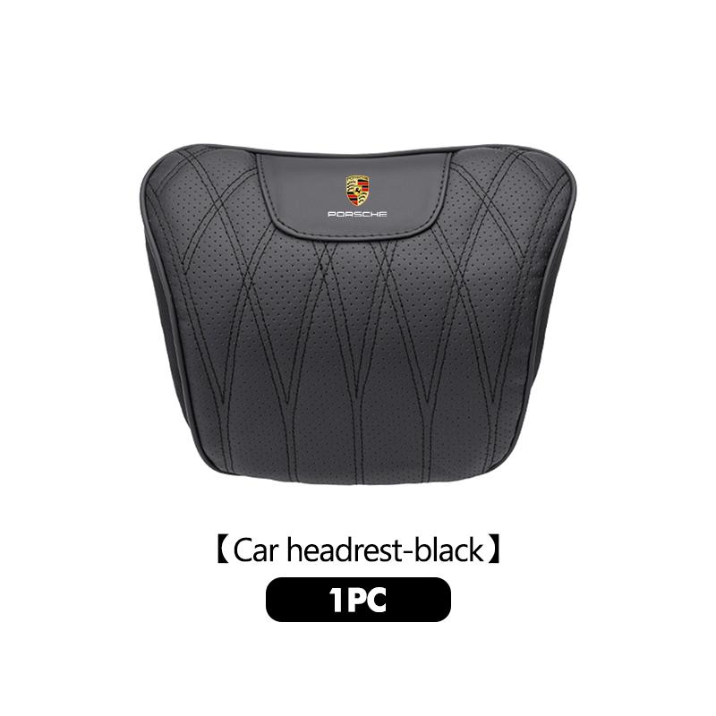 Car Headrest Comfortable Anti-fatigue Lumbar Cushion Suitable For Porsche Macan Cayman 911 918 996 997 991 968 Carrera-GT