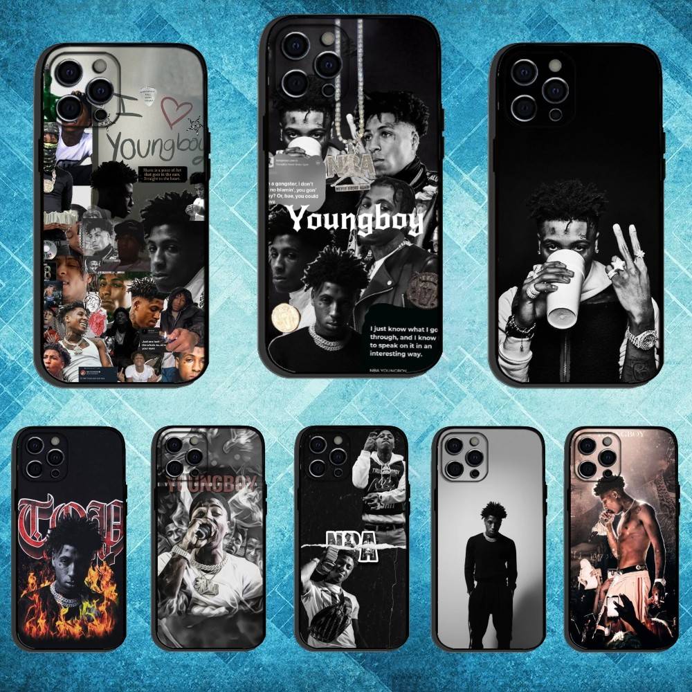 R-Rapper YoungBoy Phone Case Silicone Soft For IPhone 17,16,15,14,13,12,11,XS,Plus Pro Max