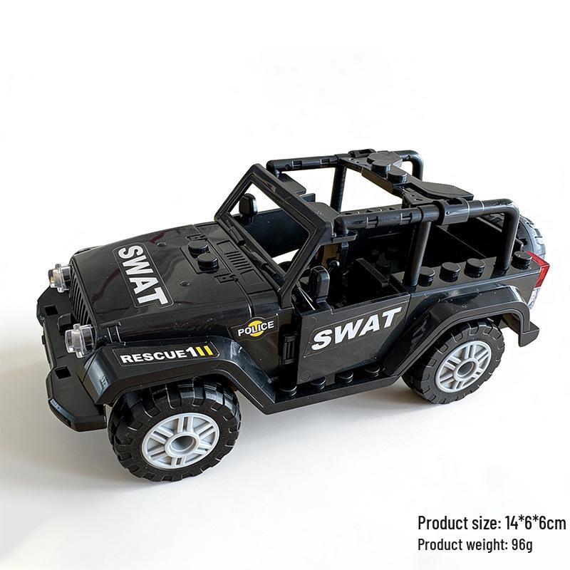 DIY Off-Road Jeep Building Blocks: 773 Hummer & 779 Military Vehicle Assembly Set