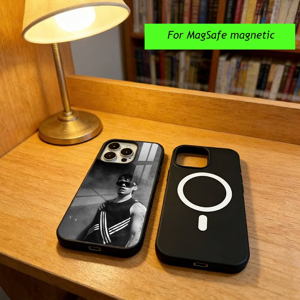 Rapper Nsqk Phone Case For iPhone17,16,15,14,13,12,11 Plus,Pro Magnetic with Magsafe Wireless Charging