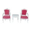 1/12 Doll House Miniature Furniture Model Armchair Table For Parent Kids Interactive Pretend Play Craft Model Scene Props