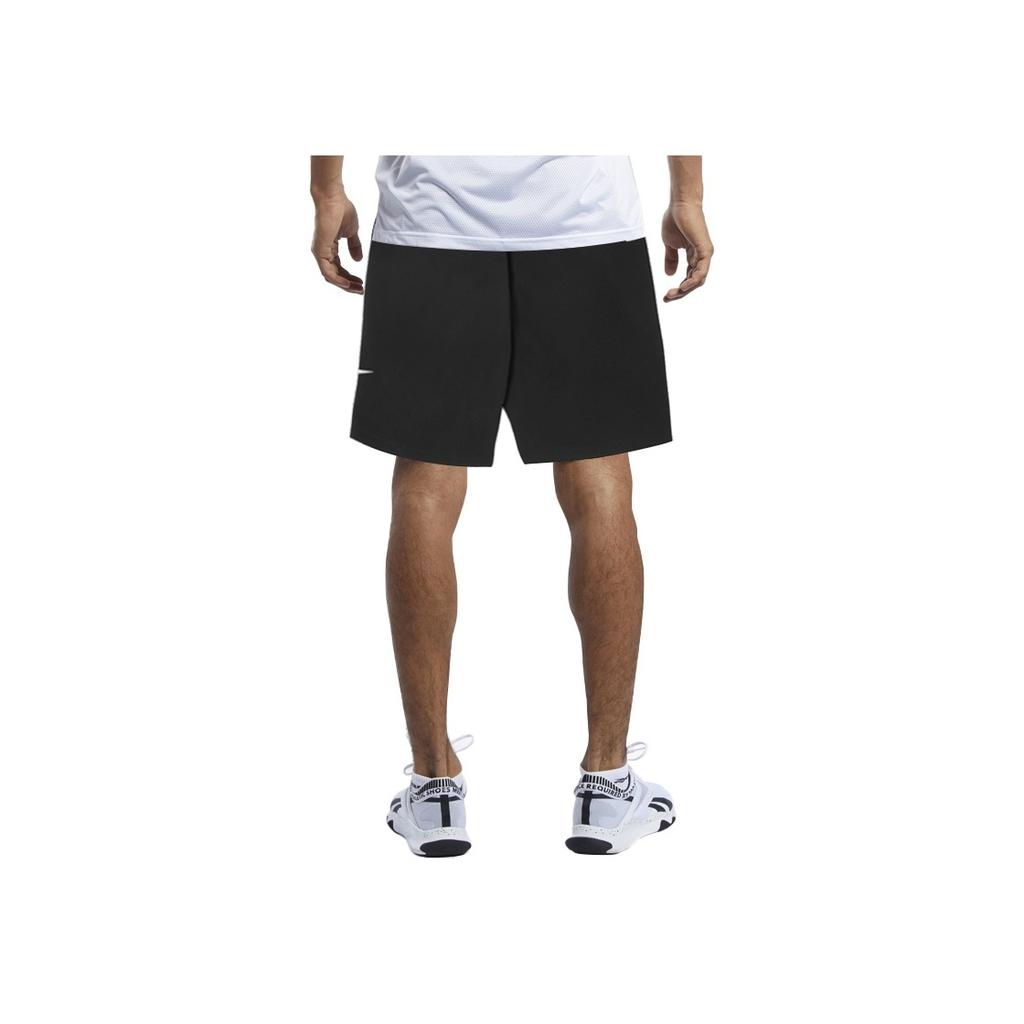 Reebok Comm Wv Short Solid Color Casual Breathable Comfortable Five-Point Shorts Men Shorts Black GV5515