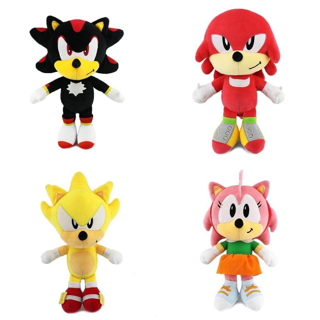 Sonic Plush Toy Soft Stuffed Doll Cute Design Fluffy Style Bedroom Ornaments