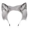 Bandeaux Oreilles de Chat en Peluche pour Femmes Filles Bandeau Cheveux Oreilles d'Animal Doux Queue Design Réglable pour Costume Halloween Quotidien