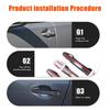 ABS Carbon Fiber Exterior Outside Door Handle Cover For Subaru Forester 2025+