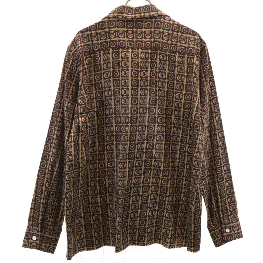 Needles made in Japan Overall handle Long sleeve Open collar shirt S Men's Used