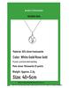 S925 Sterling Silver Moissanite Moonlight Jade Rabbit Necklace - Sweet Clavicle Chain Qixi Gift for Women