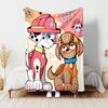 1pc Blanket Paw Patrol characters Print Design, Lightweight Blanket for Sofa, Bed- Soft &Warm, Gift for All Seasons like Christmas, Halloween