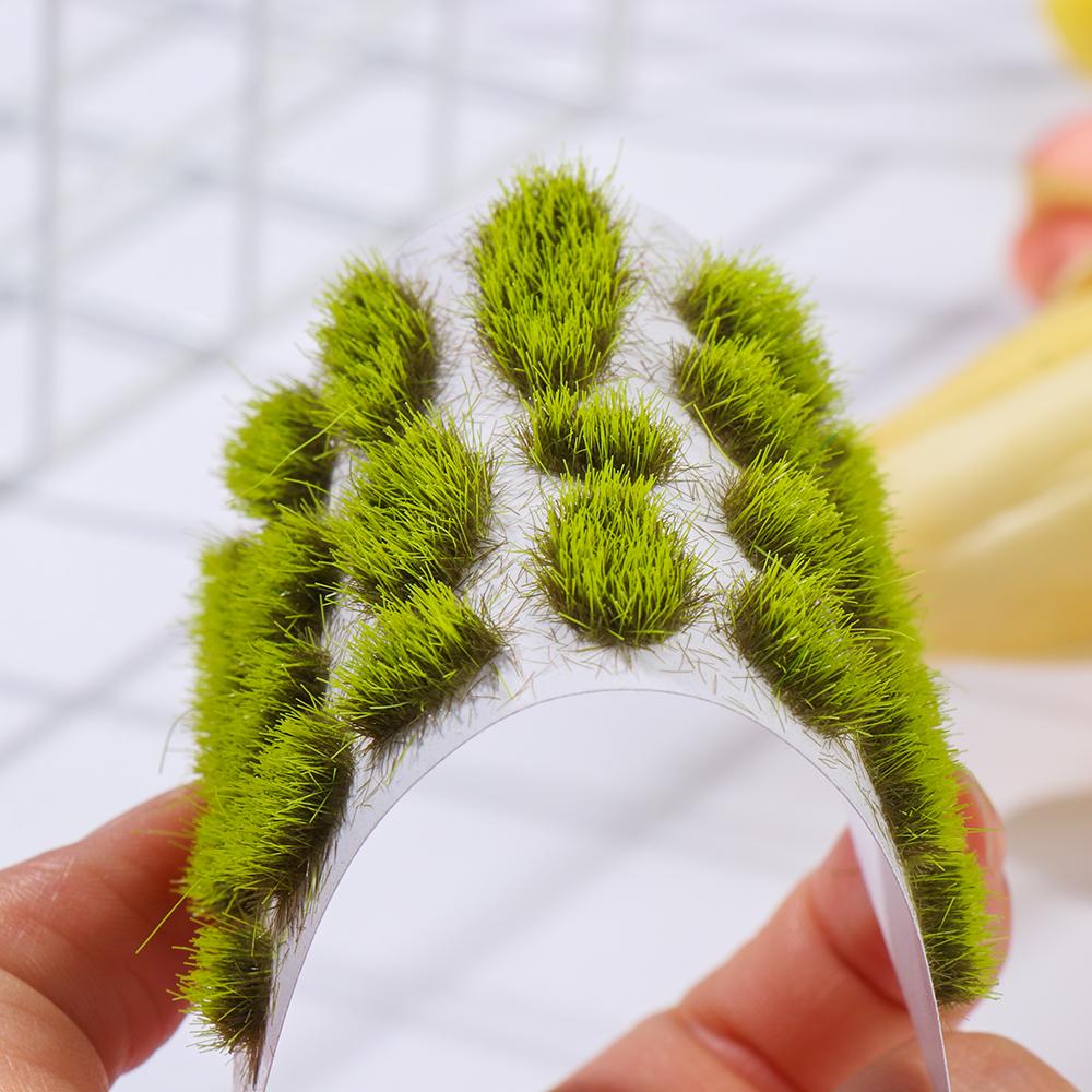 Miniature Plant Irregular Grass Tufts Artificial Flower Cluster Simulation Wargaming Scenery Model Sand Table Layout Landscape