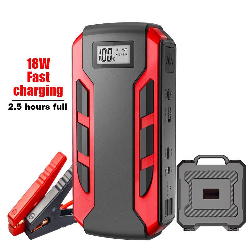 12V Car Jump Starter 12000mAh Portable Car Battery Starter 2000A Power Jump Starter for 12V Petrol Diesel Car Emergency Battery Booster Start PowerAA