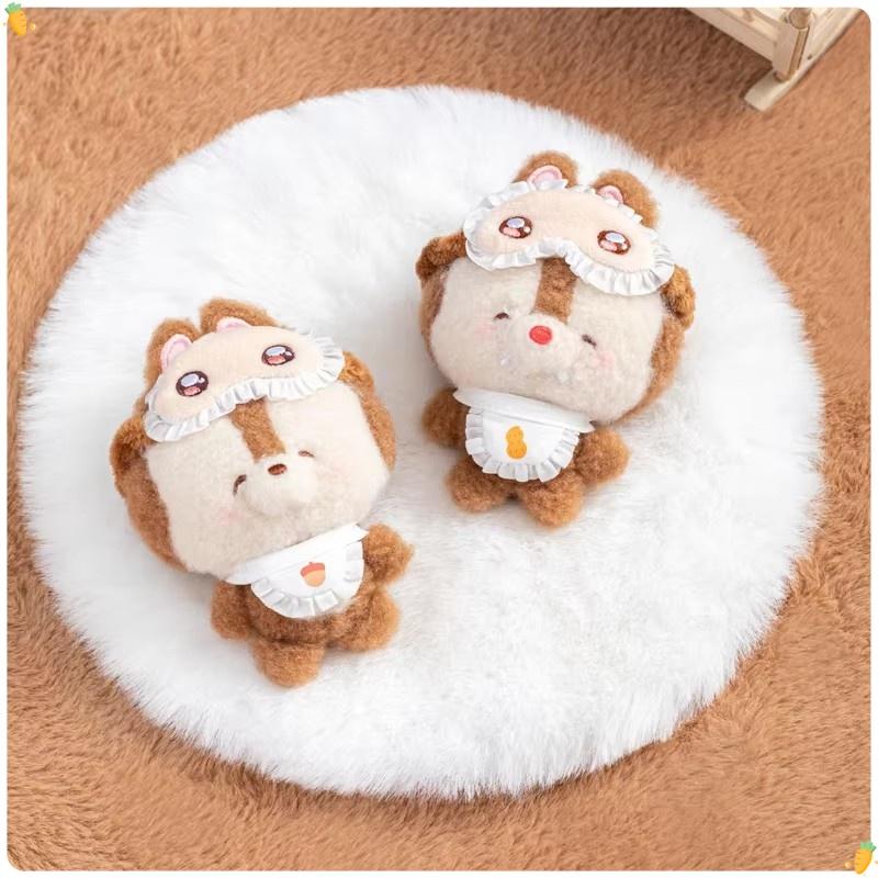 Squinting Sleepwear Series Stitch Plush Blind Box, Nick Judy Cute Plush Doll Backpack Pendant Decor Trendy Toy Mystery Box Gift