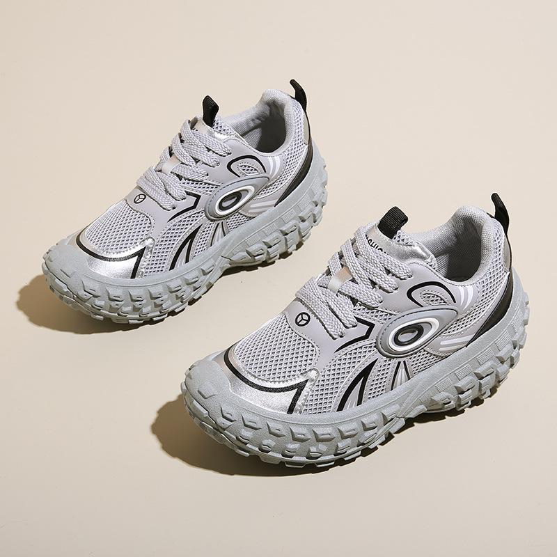 

Модные дышащие женские кроссовки для бега на открытом воздухе 2024 года, спортивная обувь с противоскользящей и износостойкой подошвой, удобная и повседневная обувь 44 серый