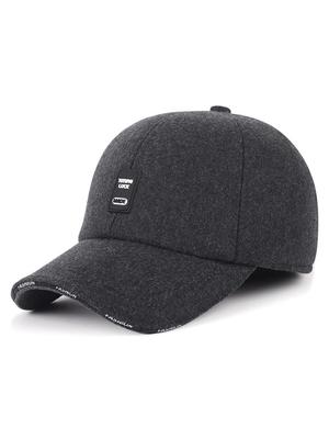 Men's Winter Warm Woolen Baseball Cap For Middle-aged And Elderly People