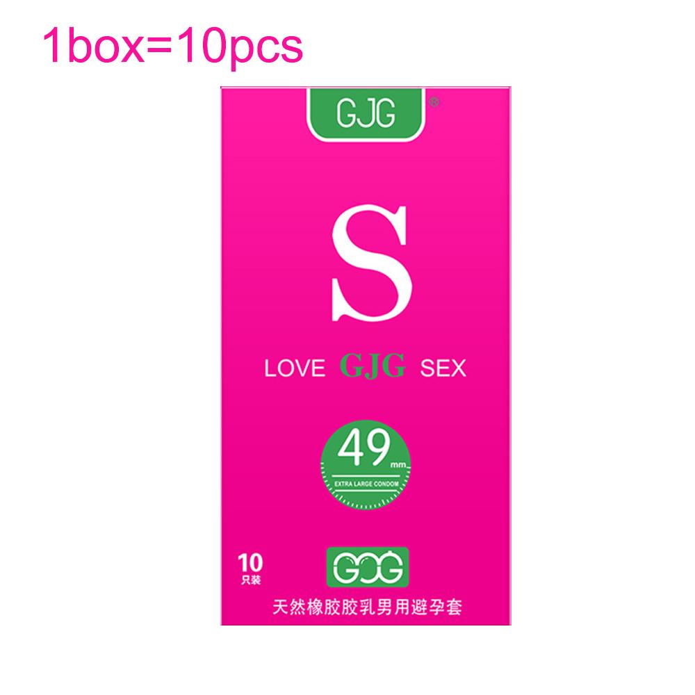 Prezervativ mic ultra-subțire de 49 mm Sex în siguranță Super neted, transparent, prezervativ natural din latex, produs sexual pentru adulți