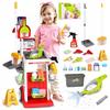 [PACZB] Cleaning Trolley, Battery-Powered Vacuum Cleaner + Accessories, 22 pcs. Z3137