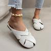Women Flats Slippers Casual Slingback Mules Shoes Cozy Woman Sandals 2025 Summer Designer New Trend Brand Dress Mujer Zapatillas