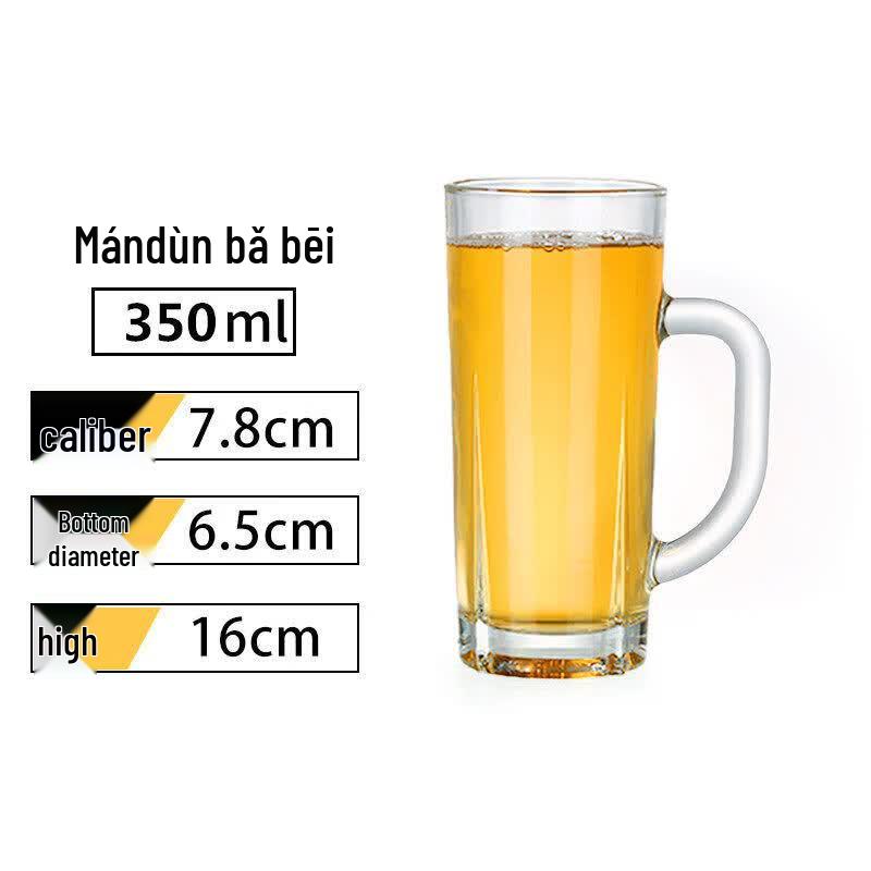 Star Hero 1000ml Pineapple Glass Beer Mug